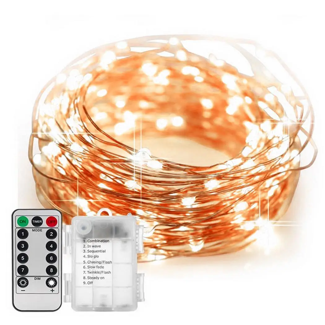 Домашний Сад Рождество 8 режимов USB батарея коробка сад дом и т. д. двойной