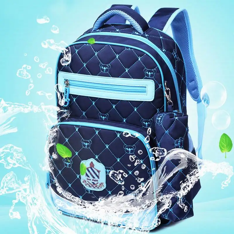 Ортопедический Детский рюкзак школьные ранцы на ремне для мальчиков и девочек