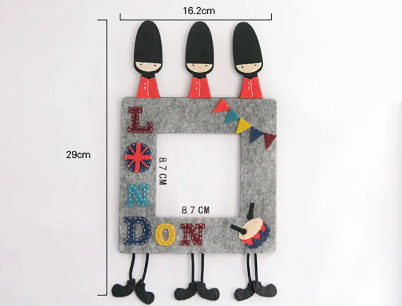 Солдатский стиль мультяшный войлок переключатель наклейка для детей Забавный DIY