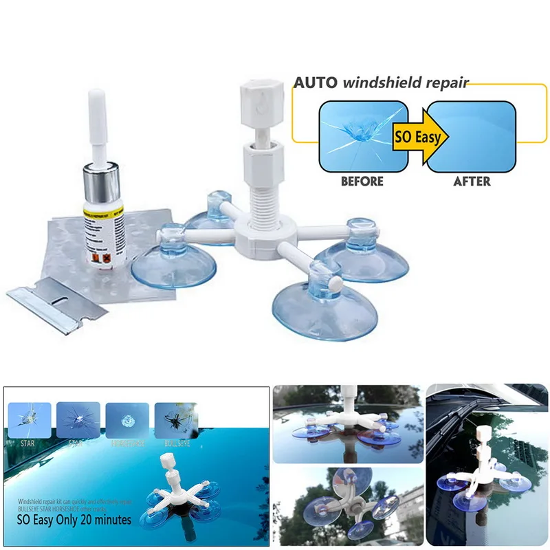 DIY Набор для ремонта лобового стекла автомобиля Инструменты набор дверных ручек