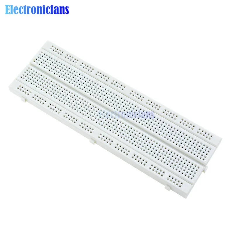 MB102 MB-102 MB 102 макетная плата PCB без пайки 830 точек связи белая для Arduino Shield