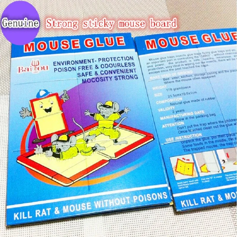 1 Нетоксичная мышка крыса липкая клеевая доска ловушки анти репеллент домашние