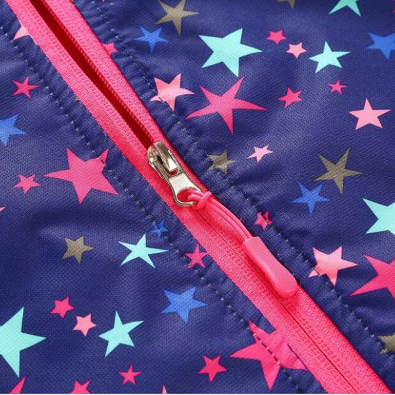 

Children Outerwear for Girls Clothes Fashion Colors Stitching Windproof Jackets Coat Kids Jackets Tops For Boys Age 3-12Y