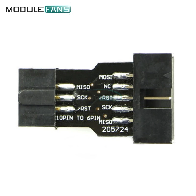 5 шт. 10p 10 Pin к стандарту 6 P 6pin адаптер плата для ATMEL AVRISP USBASP STK500 модуль|pin 1|pin pinpins for