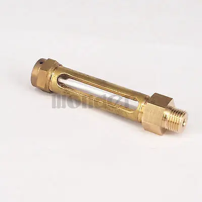 Латунный манометр BSP для токарного станка длина 80 мм 1/4 дюйма|sight glass|sight gauge glass4 sight