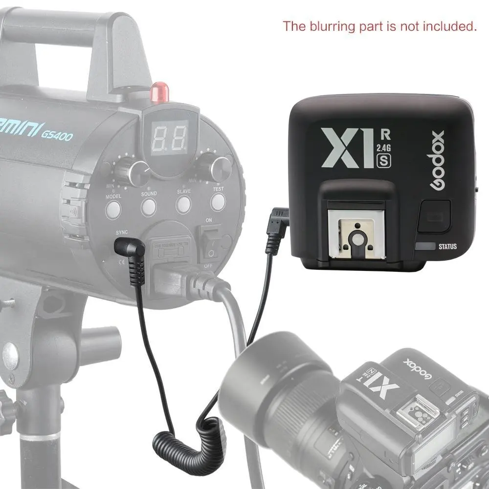 Новый Godox X1R S 2 4G беспроводной приемник Flash Trigger передатчик для Sony a77II a7RII a7R a58 a99