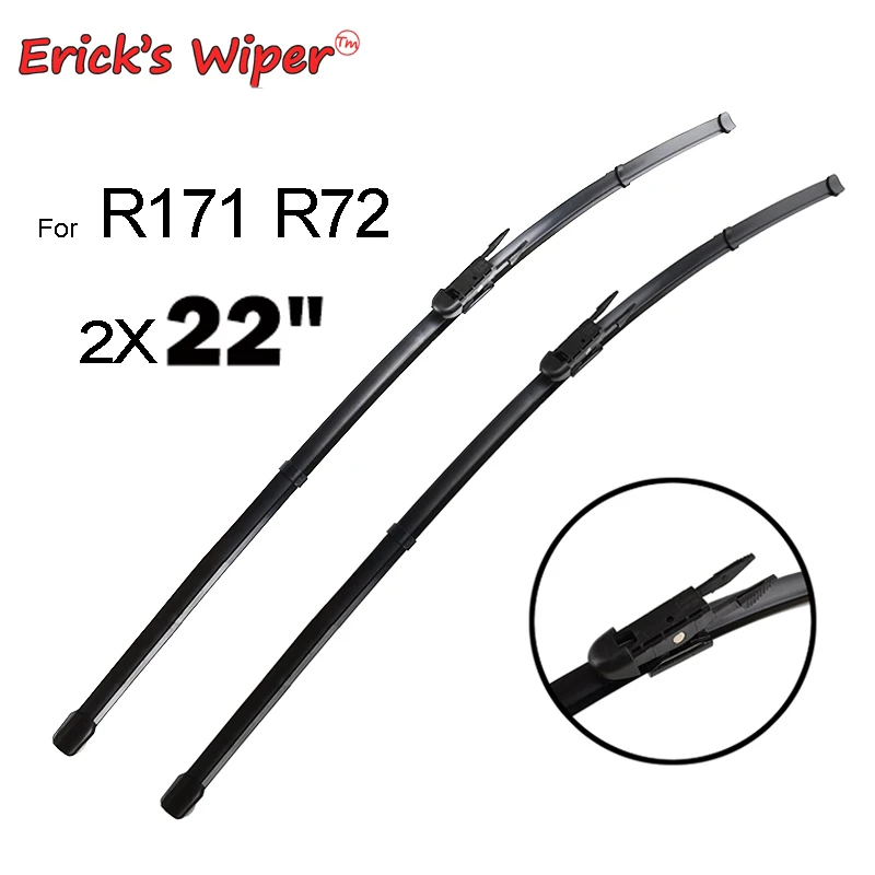 

Erick's Wiper Front Wiper Blades For Mercedes-Benz SLK-Class R171 R172 2004 - 2019 Windshield Windscreen Front Window 24"+21"
