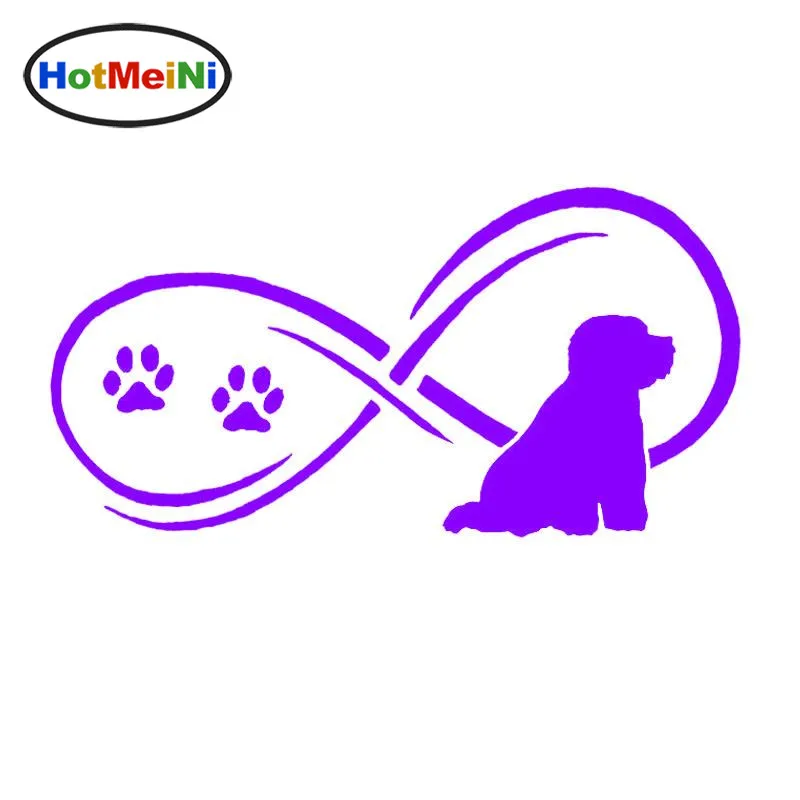 HotMeiNi Bichon Frise виниловая наклейка с принтом собаки милые наклейки для автомобиля