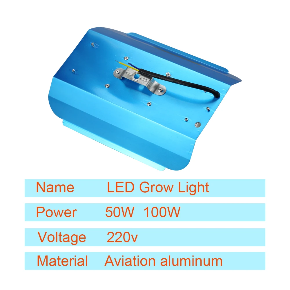COB светодиодный Grow светильник 100W полный спектр завод Гроу тенты для ing Phytolamp