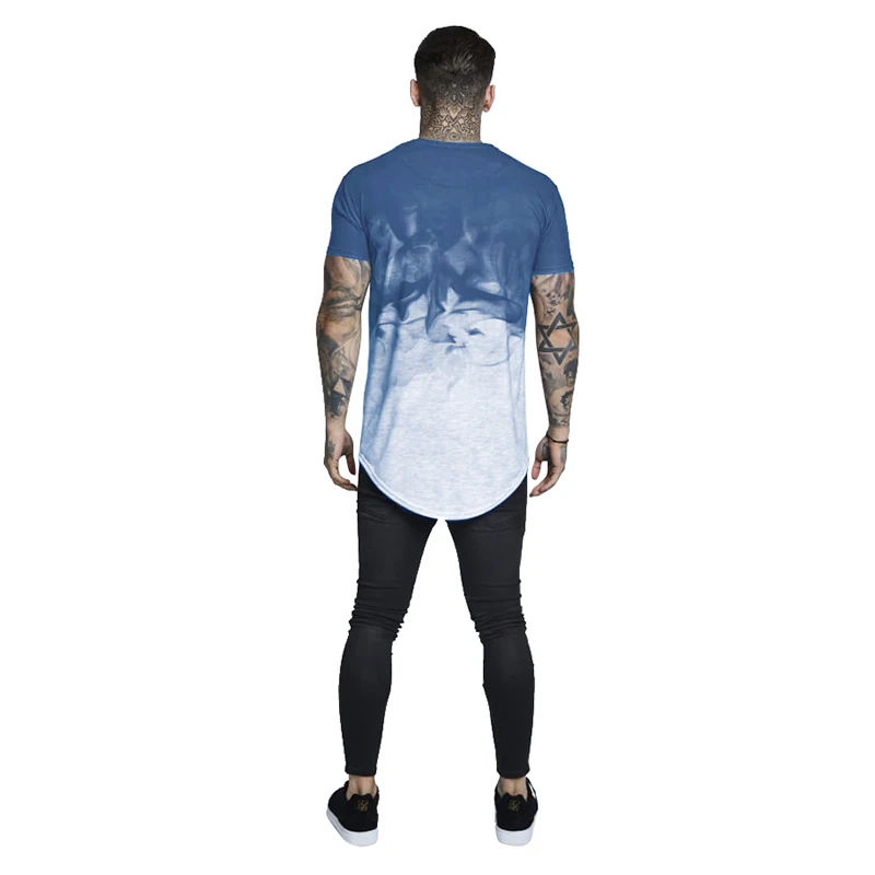 Мужская футболка облегающая camiseta hombre короткий рукав мышцы повседневные топы