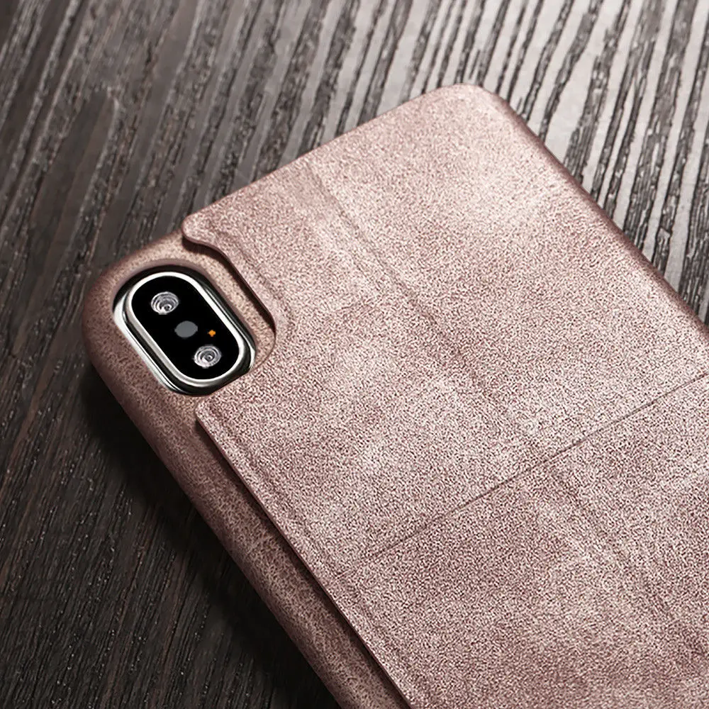 Роскошный кожаный чехол-книжка с подставкой для iPhone 11 Pro XS Max XR X 7 8 Plus | Мобильные