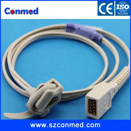 10 шт./лот совместимый Новый многоразовый Datex AS/3 CS/3 CH/S CH/2 S Φ датчик Spo2 для пальцев