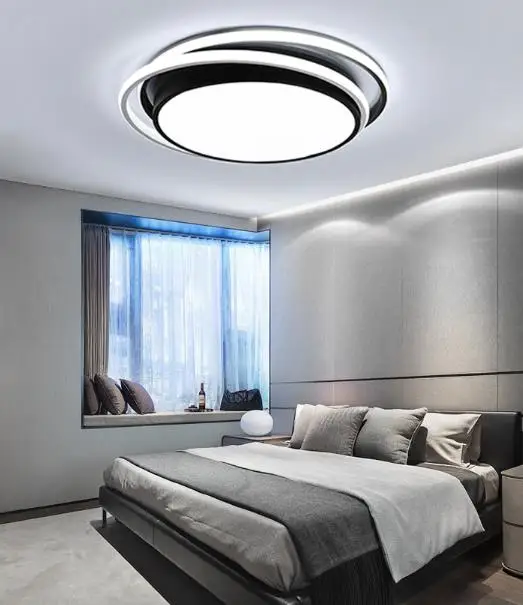 Современный блеск светодиодный потолочный светильник Панель круглое освещение