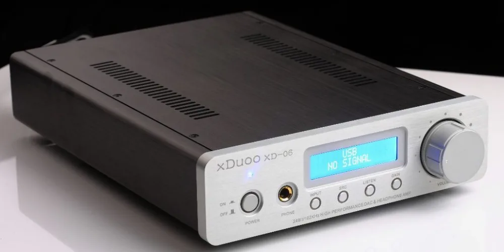 XDuoo XD-06 WM8741 24 бит/192 кГц USB/коаксиальный/оптический ЦАП Настольный усилитель для наушников