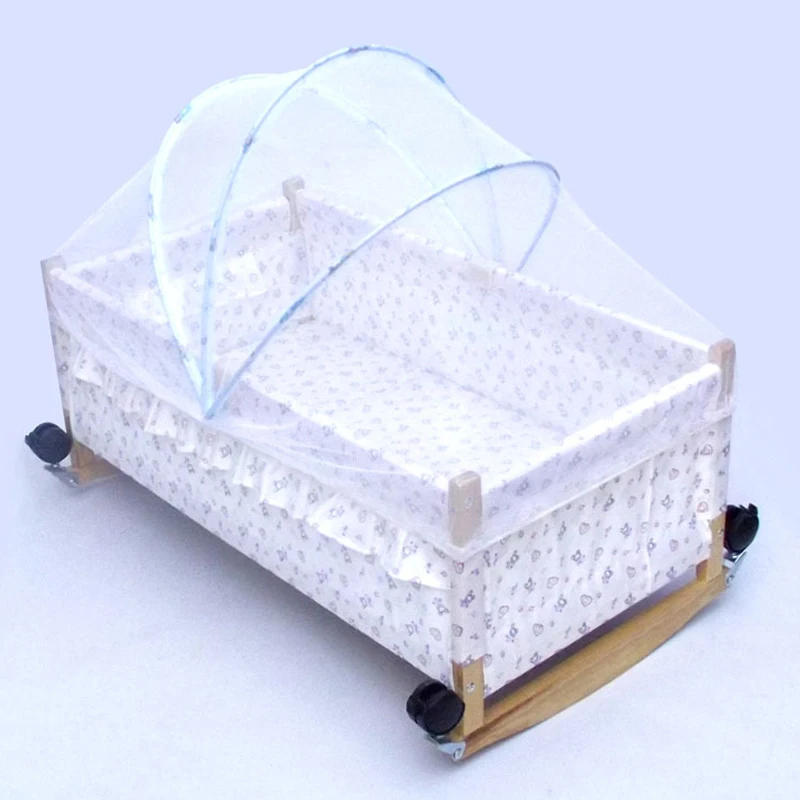 Arched Large Size Baby Crib Netting Summer Anti-Mosquito Insect Cradle White Mesh Net 80-100cm Length |