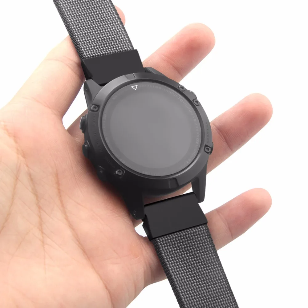 XBERSTAR Quick Release нейлон плетеный браслет на запястье ремешок для Garmin Fenix 5/Forerunner 935/подход S60 gps часы ремешки