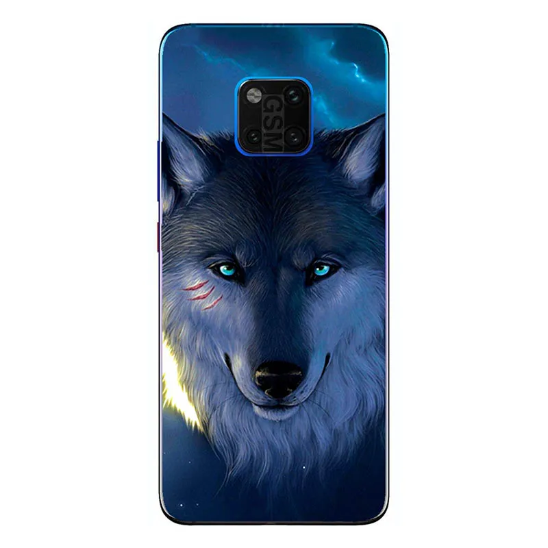 Мягкий ТПУ чехол для Huawei Mate 20 Pro Чехлы 3D TPU мягкая силиконовая сумка Lite