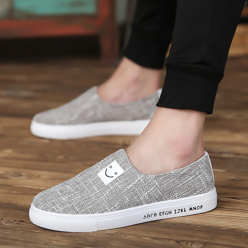 Cresfimix hommes chaussures Мужская модная уличная парусиновая обувь без застежки мужские