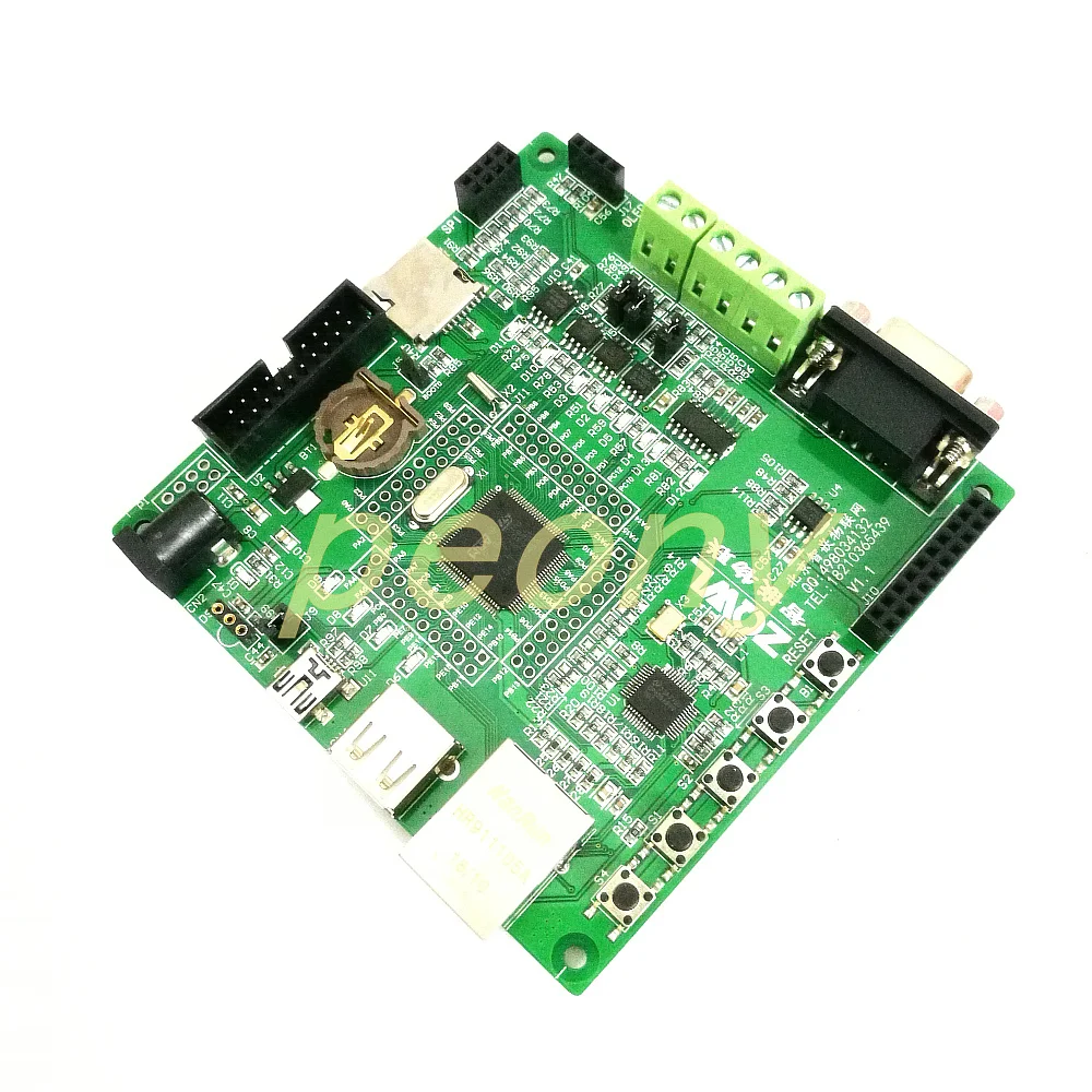 Макетная плата STM32F407VET6 (базовая)/Ethernet/CAN/485/RFID/|Крышки переключателей| |