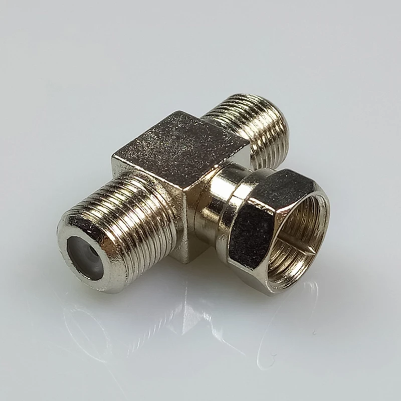 8 шт. Т образный адаптер для ТВ типа F|plug connector|plug adapter connectort type connector |