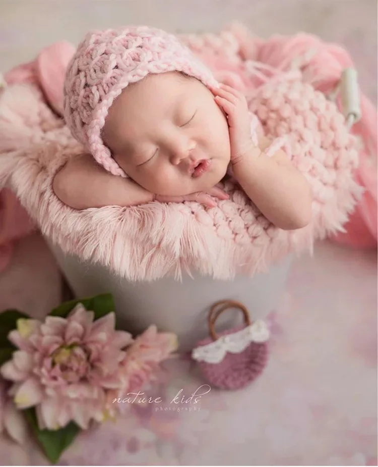 Ylsteed новорожденный реквизит для ребенка Фотография одеяло новорожденный фотосъемка фон детская корзина наполнитель младенческий реквизит для фотосъемки