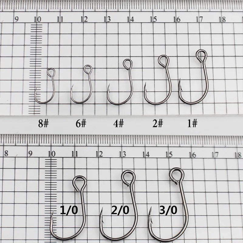 10 шт. запасной крючок для рыболовной приманки одиночные рыболовные крючки