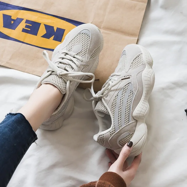 Кроссовки женские на шнуровке повседневная обувь плоской подошве удобные | Обувь