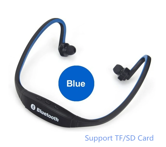 S9 беспроводные наушники спортивные Bluetooth наушники Поддержка TF/SD карты FM настоящие беспроводные наушники гарнитура с микрофоном для телефона - Цвет: S9 Plus