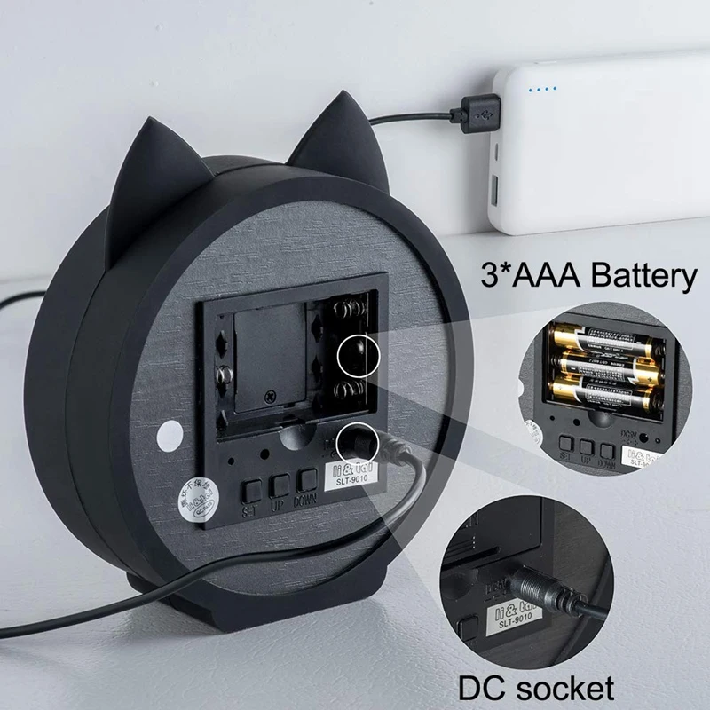 Топ! цифровой будильник настройки будильника деревянный электронный