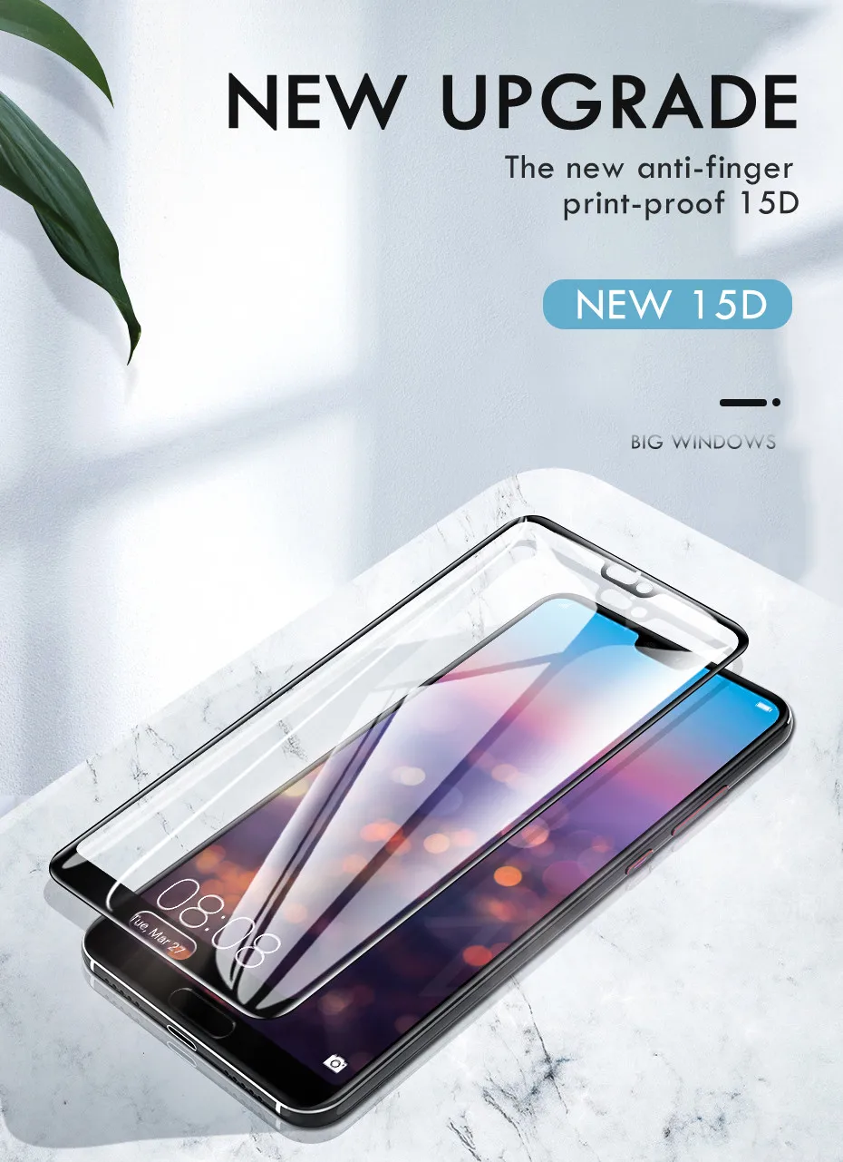 ZNP 15D Защитное стекло для huawei P30 P20 Pro на mate 20 10 Lite закаленное защитное стекло для Honor 10 9 Lite p30 стеклянная пленка
