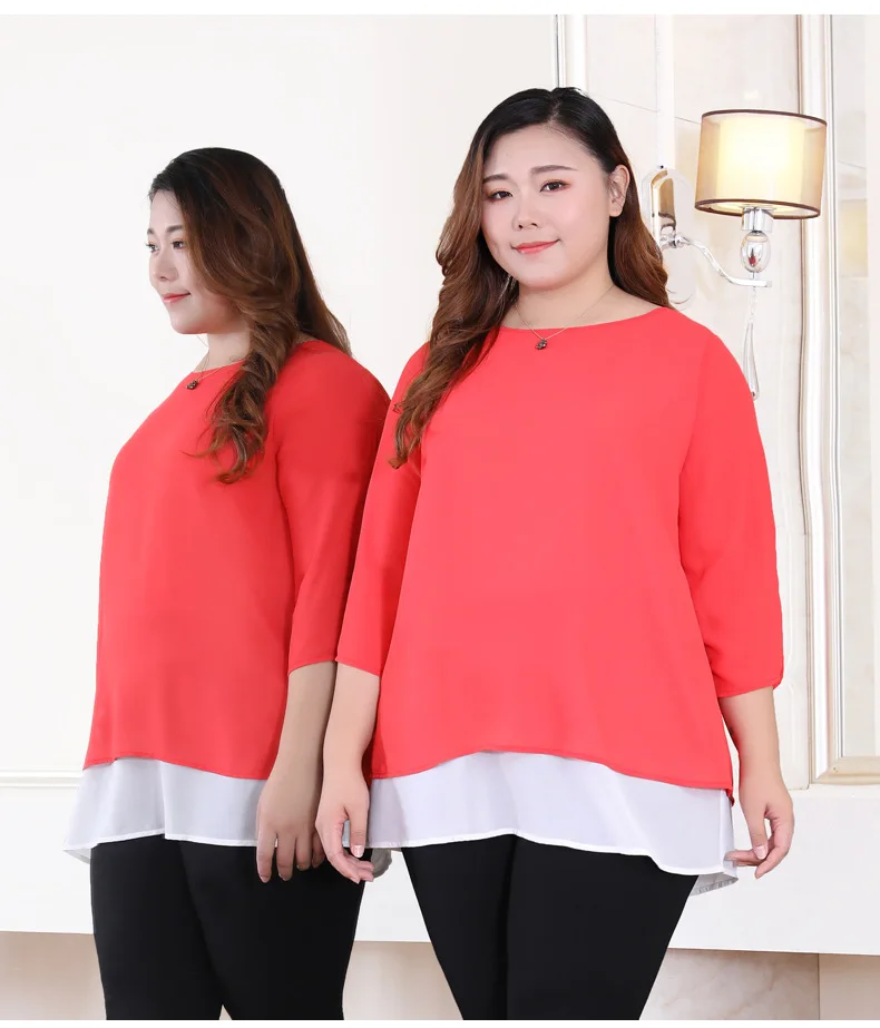 Рубашка TUHAO размера плюс 10xl 9xl 8xl, женские топы, блузки, блузки для офиса,, женские блузки, повседневные свободные элегантные рубашки MS