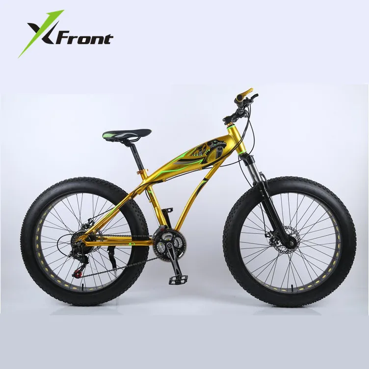 Оригинальный бренд X Front снегоход 7 21 24 27 скоростей 26 &quotFat Tire Дисковый Тормоз MTB