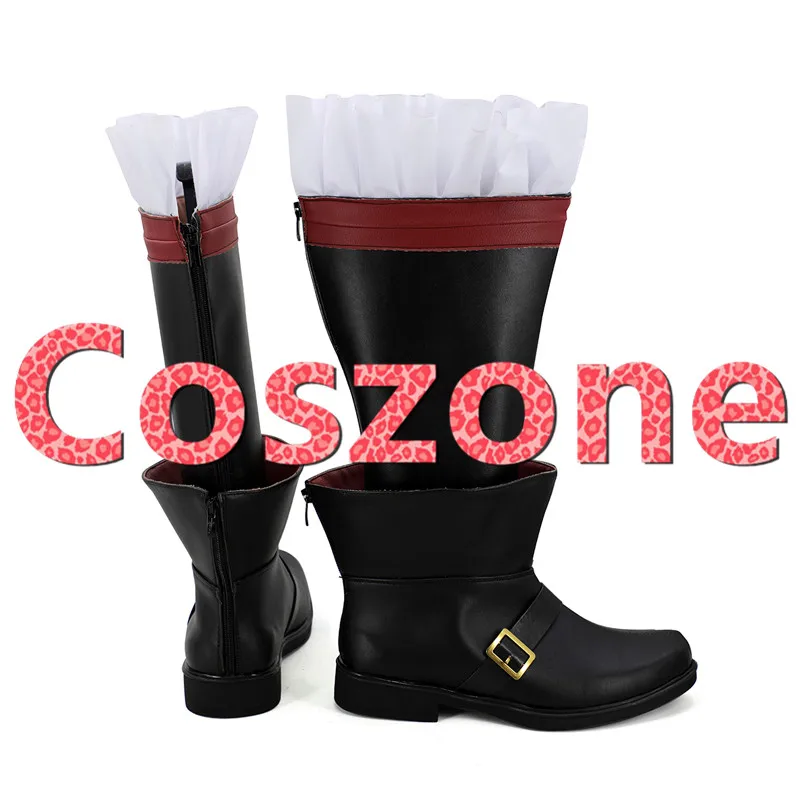 Final Fantasy 14 Обувь для костюмированной вечеринки черного мага Ботинки Аксессуары на