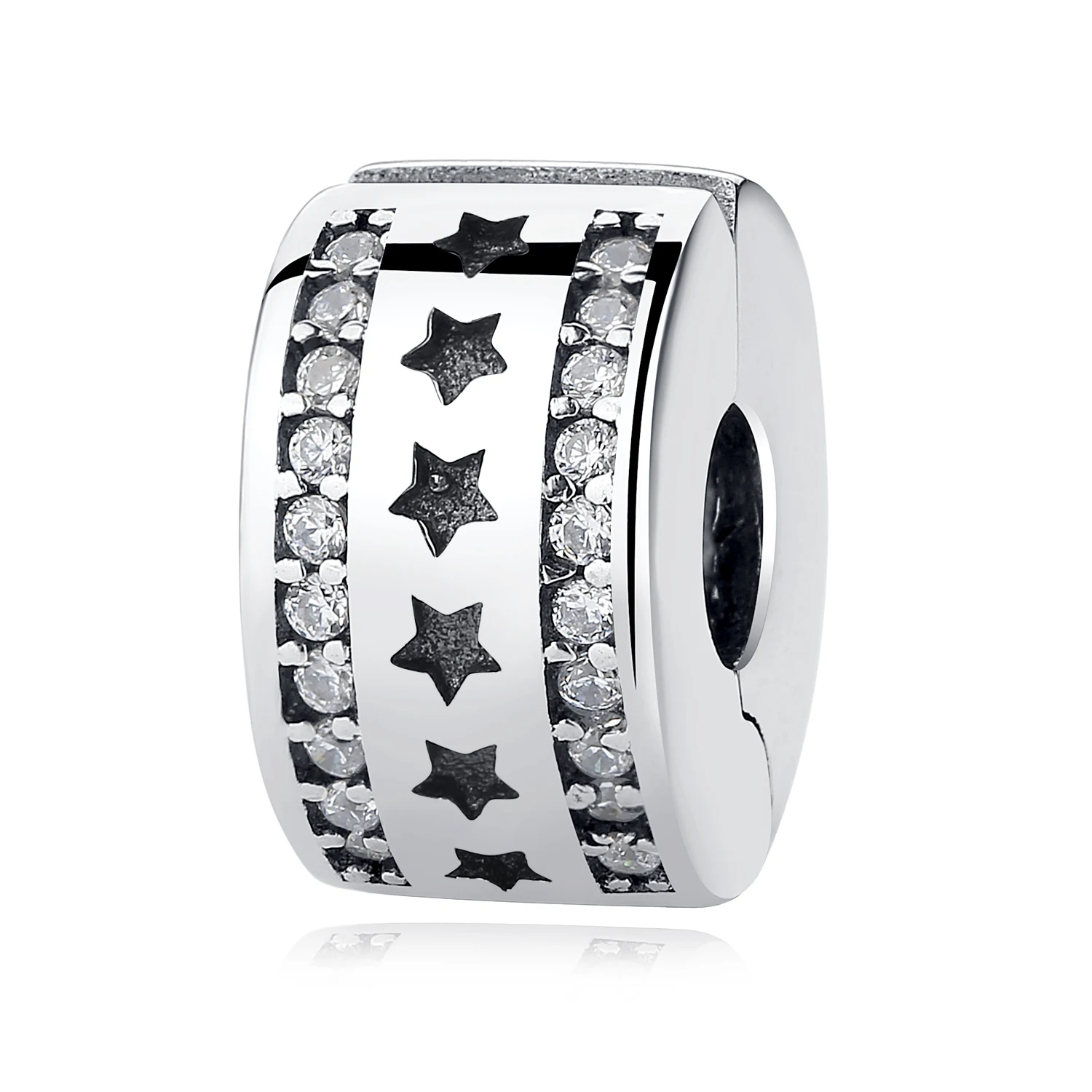 Настоящее 925 пробы, серебро, AliExpress,, зажим, талисманы, безопасный ограничитель открывания двери, бусины, подходят к оригинальному браслету Pandora, сделай сам, ювелирное изделие