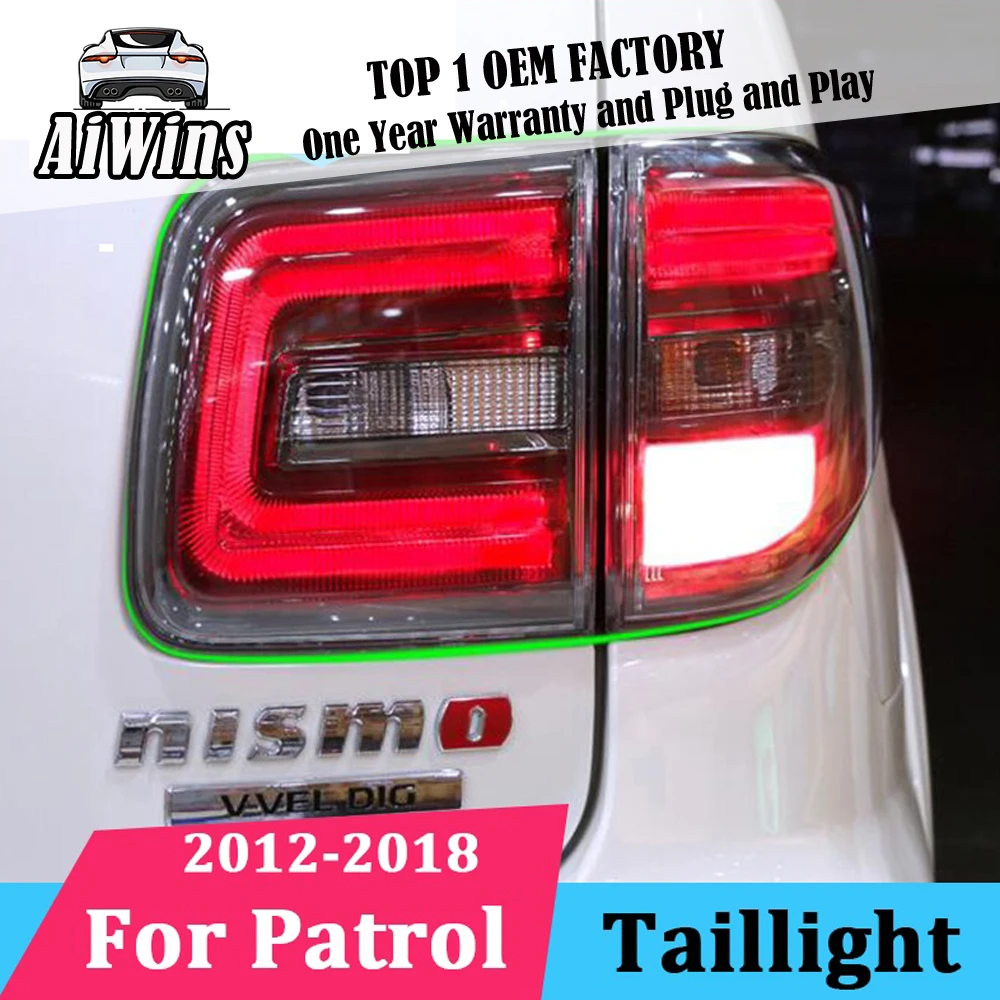 Aiwins 1 компл. 4 шт. автомобиля задний фонарь для Patrol 2008 2009 2010 2011 светодио дный 2015