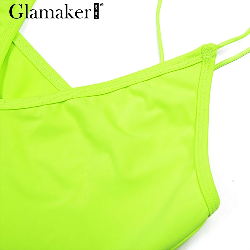 Glamaker длинное платье с глубоким v-образным вырезом и флуорессом женское облегающее винтажное макси черное платье летняя одежда без рукавов Клубная элегантная пикантная одежда