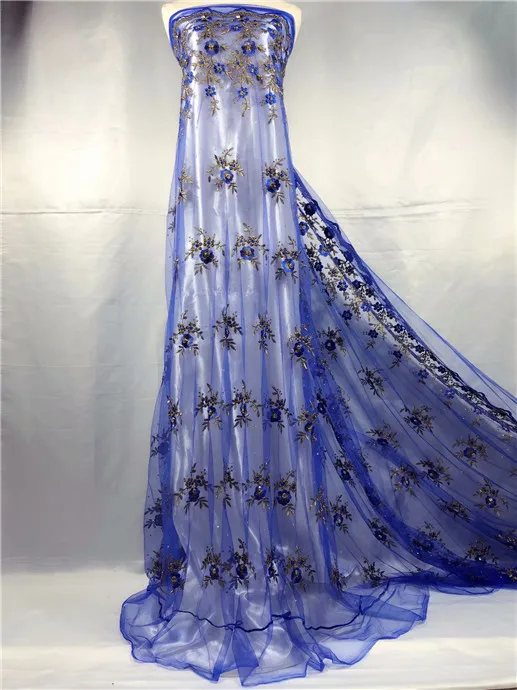 Beautiful India Women Wedding Lace Fabric African beads Net Laces Bride And Groom Dress Fabrics Ankara Mesh Tulle Voile | Дом и сад