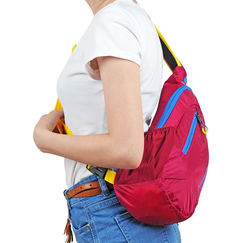 8L Водонепроницаемая нейлоновая маленькая Спортивная нагрудная сумка женская