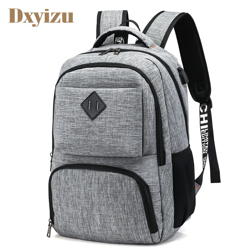 

2020 Preppy Style USB Charge Backpack Men School Bags Teenager boys Laptop Bag Travel Large Capacity College Student Backpacks