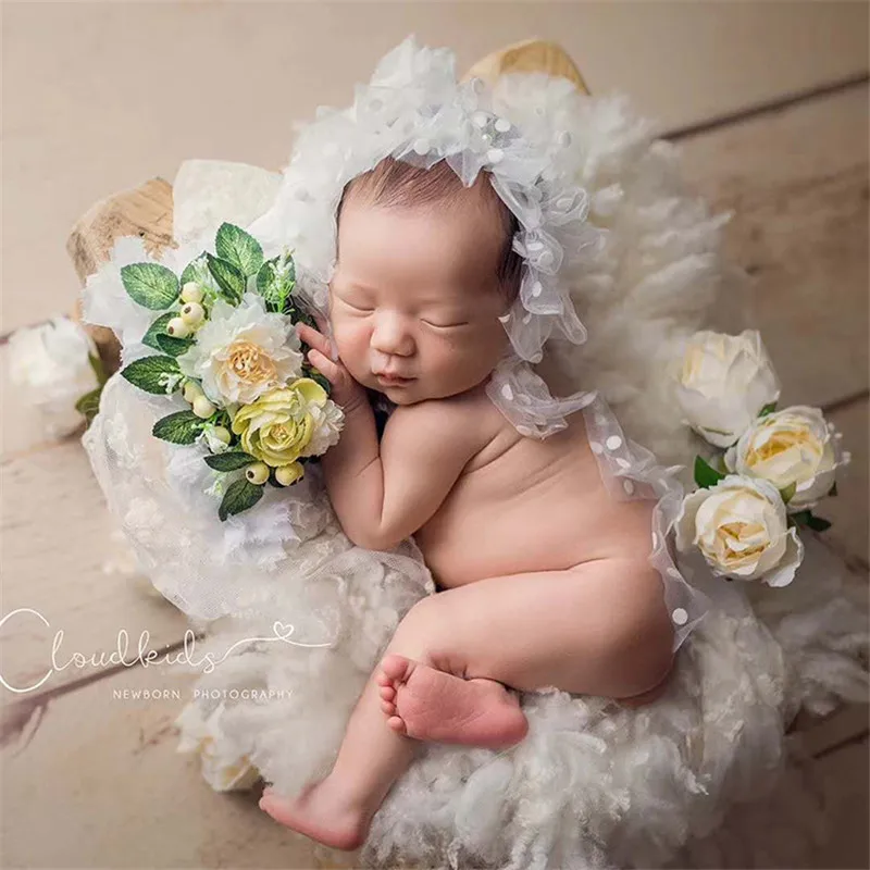 Аксессуары для фотографирования новорожденных фон Подушка с цветами украшения вспомогательные реквизит студии Детские принадлежности для фотосъемки для девочек фотосессии