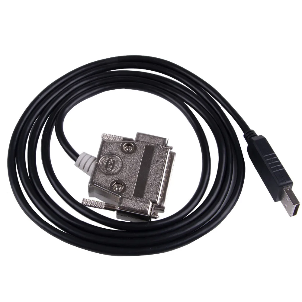 USB к DB25 серийный кабель для программирования Мужской Null модем полный Handshak FTDI