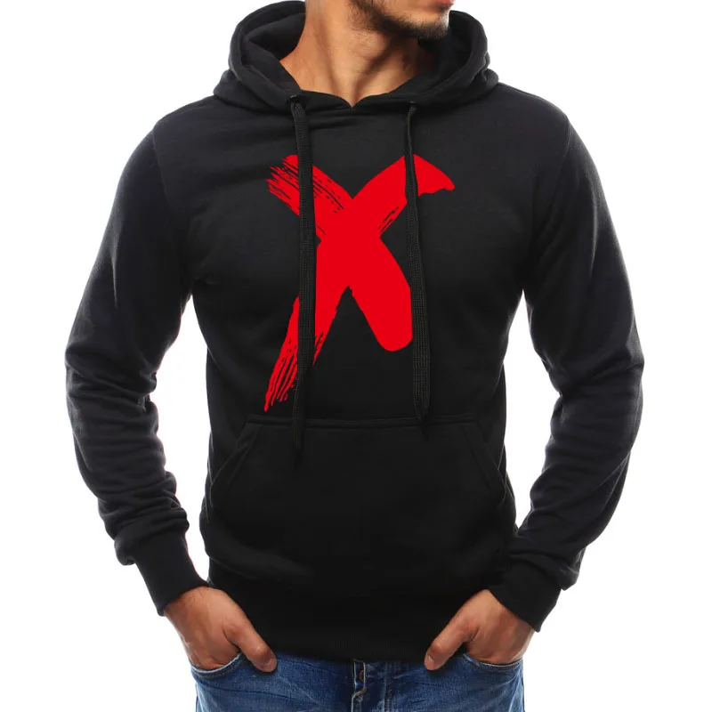 Новая мода 4XL толстовка с капюшоном 2018 зима для мужчин's толстовки и кофты Modis
