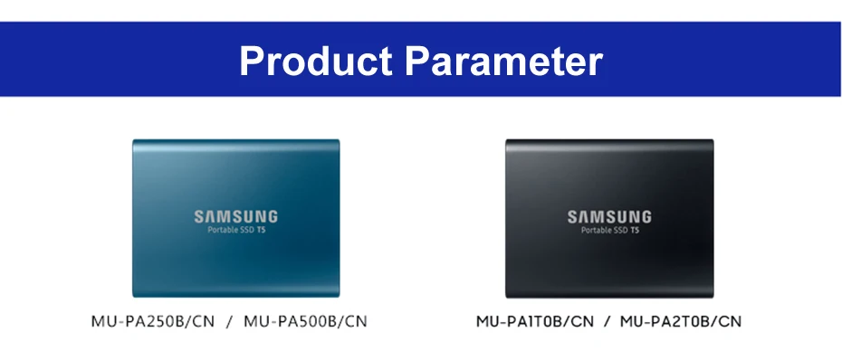 Samsung T5 внешний Ssd Usb3.1 Gen2(10 Гбит/с) 500 Гб жесткий диск внешний твердотельный Hdd диски для ноутбука планшета