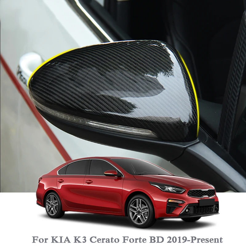 Стайлинг автомобиля зеркало заднего вида с блестками для KIA K3 Cerato Forte BD 2019