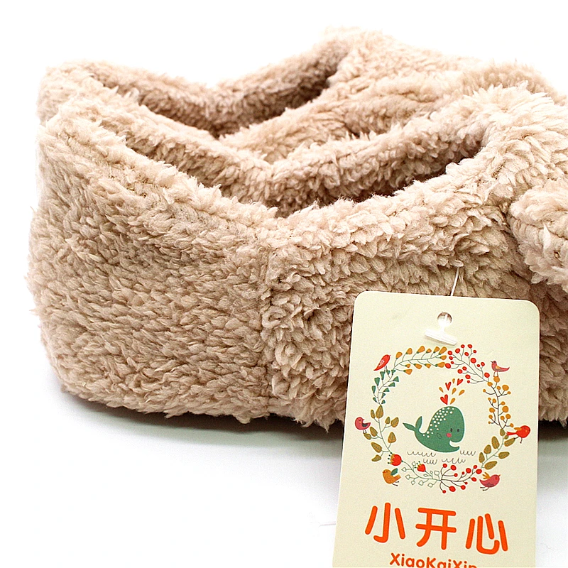 XiaoKaiXin/зимние домашние Мягкие плюшевые тапочки с рисунком собаки Женские теплые