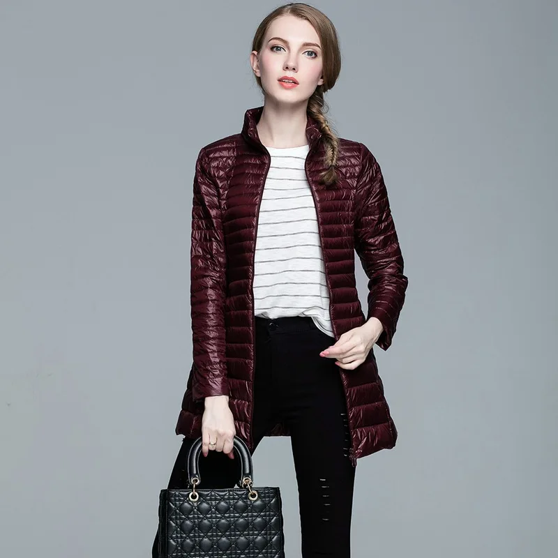 Женская зимняя куртка большого размера модель 2017 года модные женские куртки из 90%