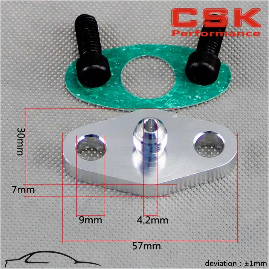 4 шт. адаптер прокладки для входа подачи масла | Автомобили и мотоциклы