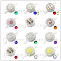 10pcs high power led chip 5w led smd cob 5 w natural cool warm white red blue green cyan full spectrum grow light epistar