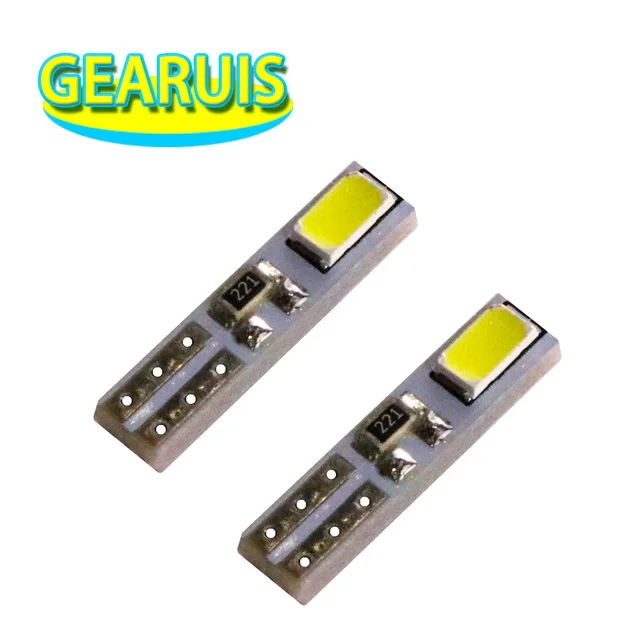 100 шт. T5 2 SMD 5630 W3W Led 74 73 Клин 12 В 5730 2SMD кластерный инструмент Светодиодная панель
