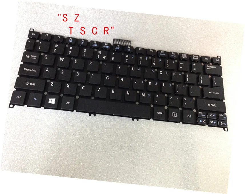 Подлинная Новый для Acer V5 V5-171 Aspire One 725 756 AO725 AO756 Ноутбук США черная клавиатура |